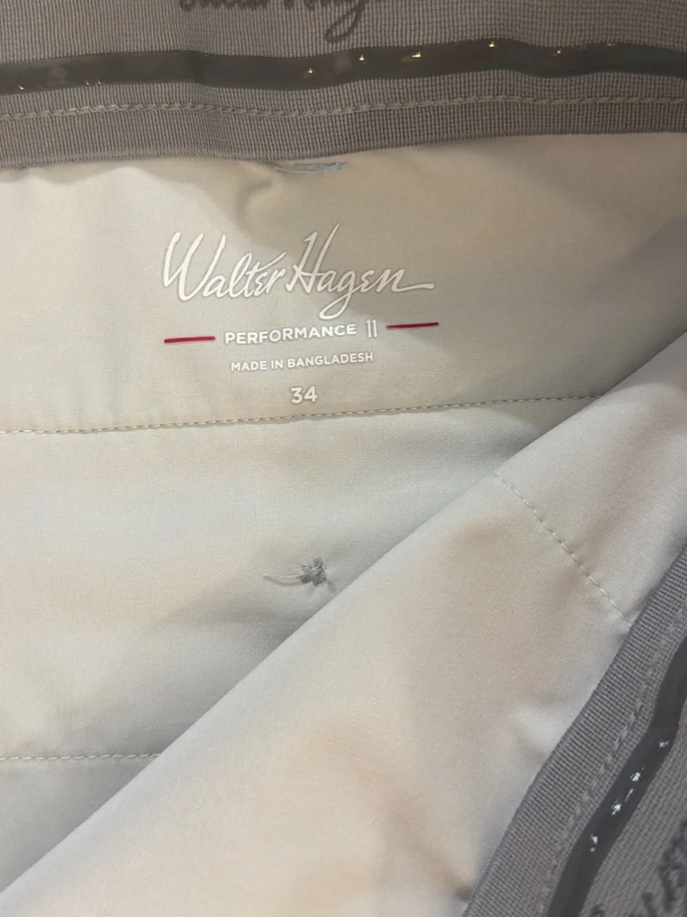 Walter Hagen Pale Blue Flat-Front Men's Shorts